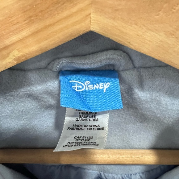 Disney Frozen Blue Kids Dress Coat - Picture 9 of 10